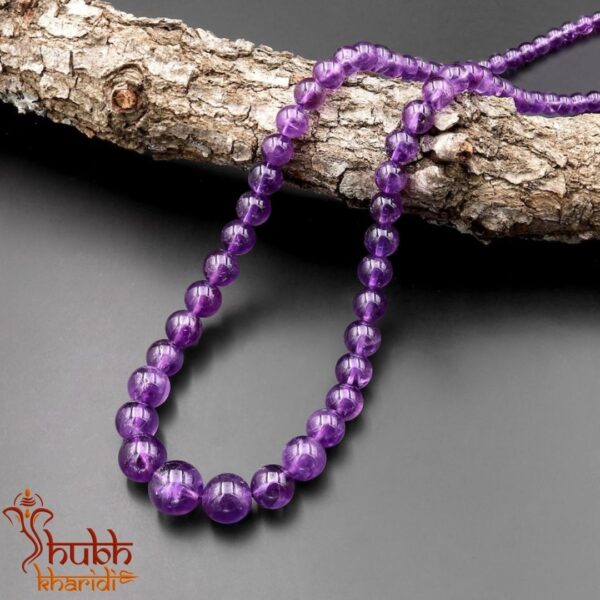 Amethyst Mala Shubh Kharidi